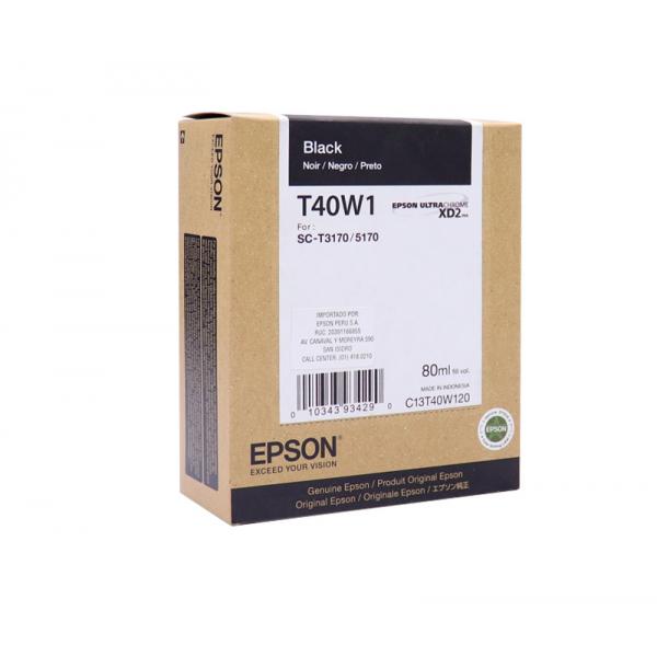 Cartridge epson t40w1 80 ml black 
