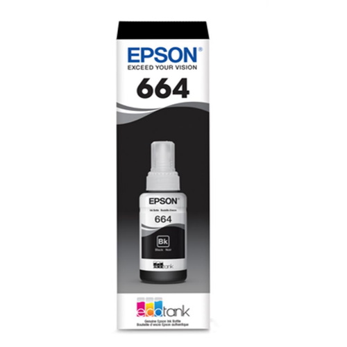 Tinta epson 664 botella 70 ml black