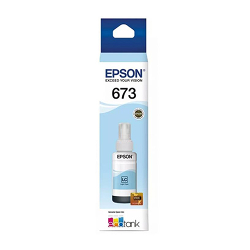 Tinta epson 673 botella 70 ml cian ligth