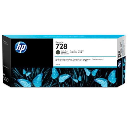 Cartucho hp 728 300 ml matte black