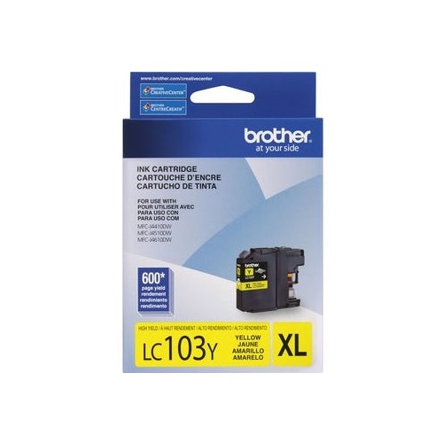 Cartucho brother lc 103 xl yellow