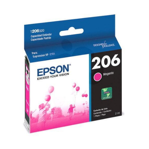 Cartucho epson 206 magenta