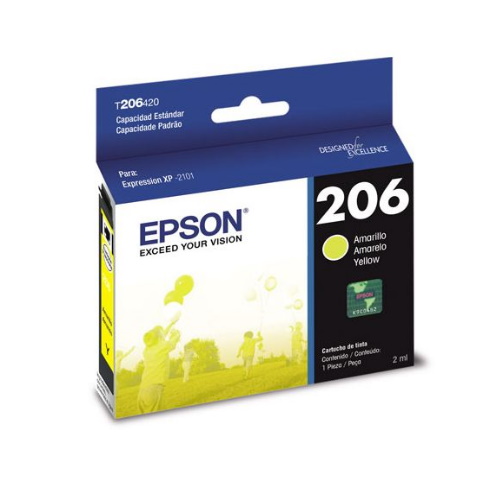 Cartucho epson 206 yellow