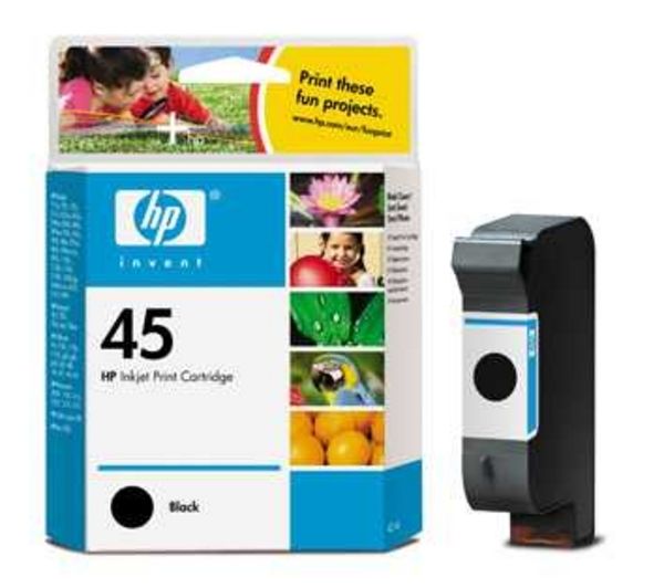 Cartucho hp 45  black