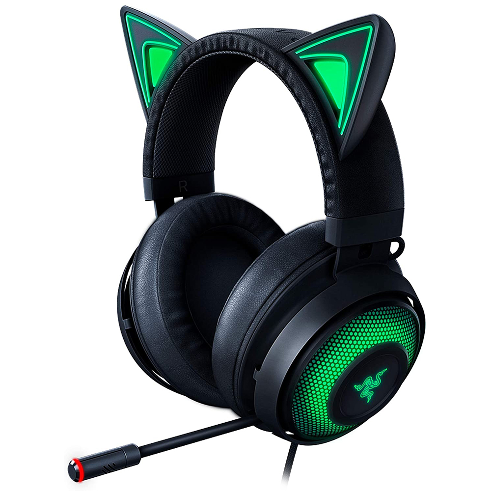 Audifono gamer razer kraken kitty chroma black