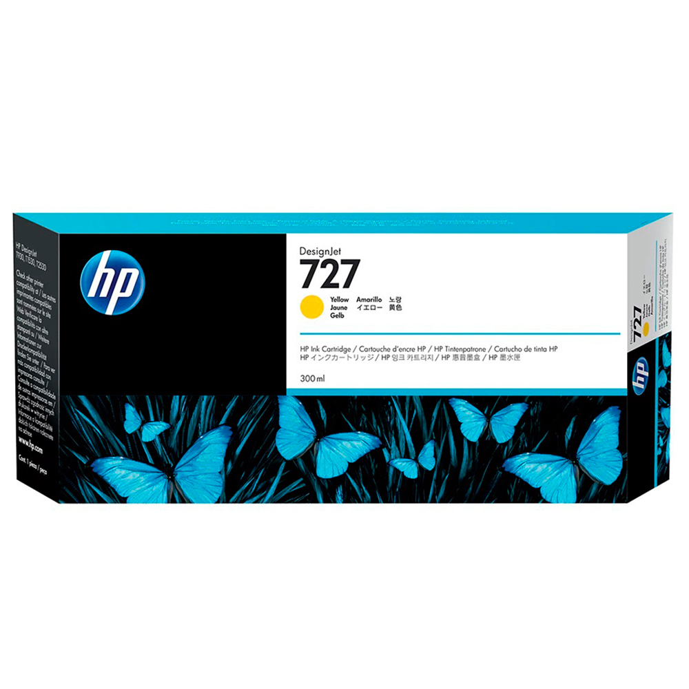 Cartucho hp 727 300 ml yellow