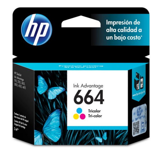 Cartucho hp 664 color