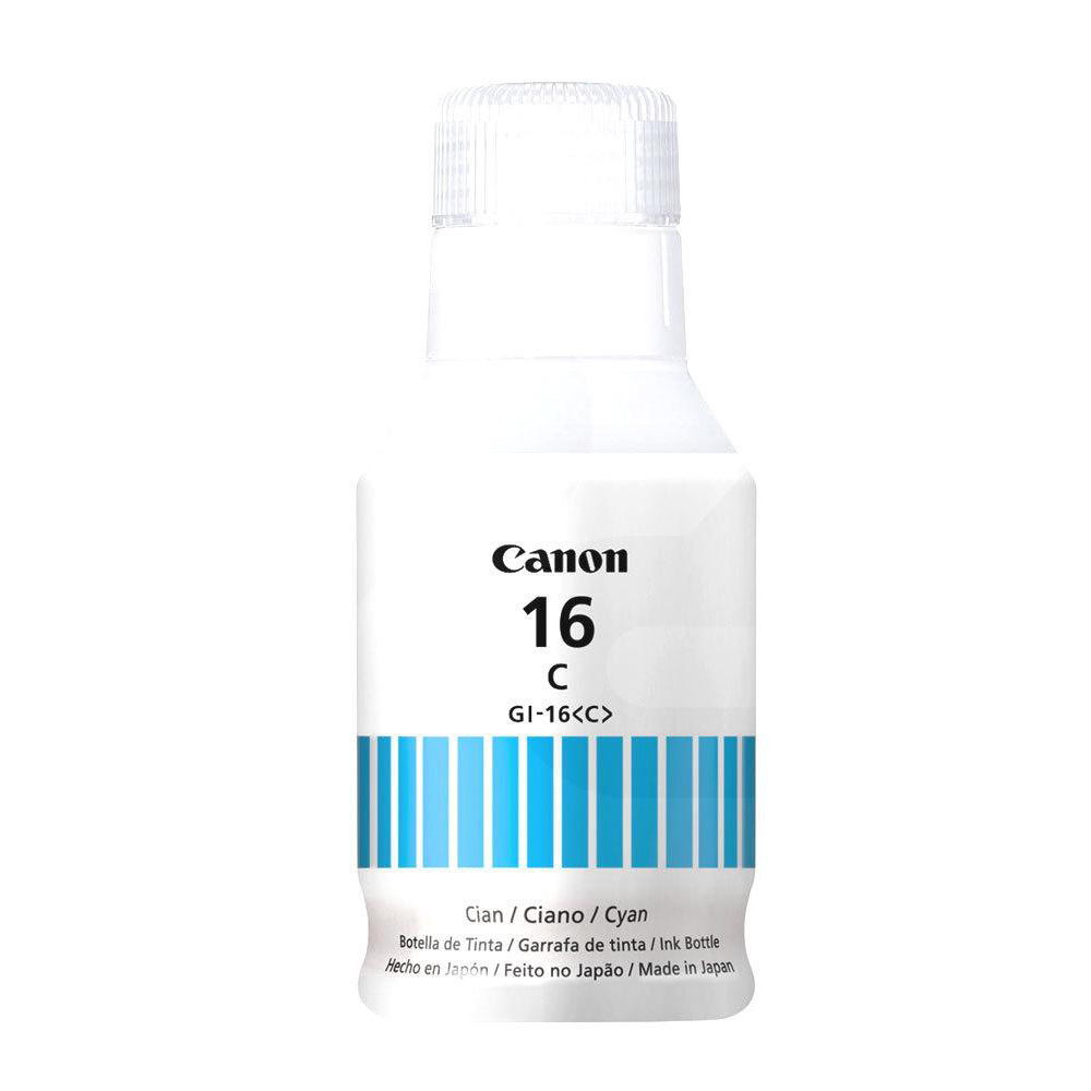 Tinta canon 16 botella cyan