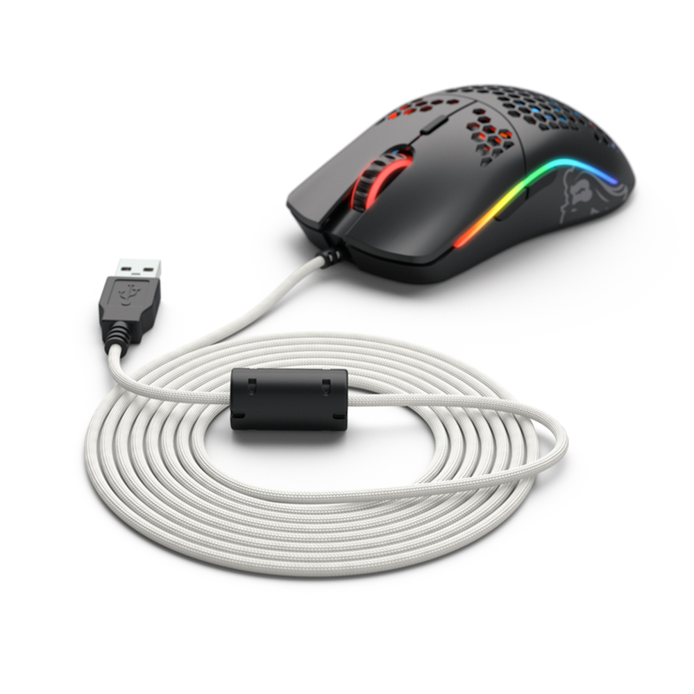 Cable de reemplazo para mouse glorious blanco