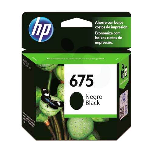 Cartucho hp 675 black