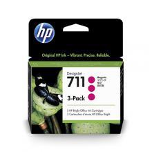 Cartucho hp 711 pack 3 29 ml magenta