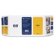 Cartucho hp 80 yellow 350 ml