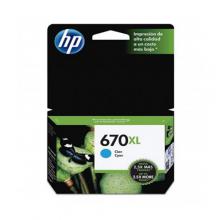 CARTUCHO HP 670 XL CYAN