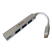 Mini hub usb-c de 4 puertos 