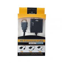 Adaptador hdmi a vga negro