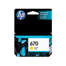 CARTUCHO HP 670 YELLOW