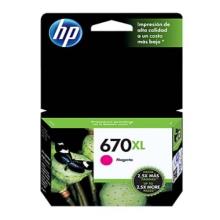 Cartucho hp 670 xl magenta