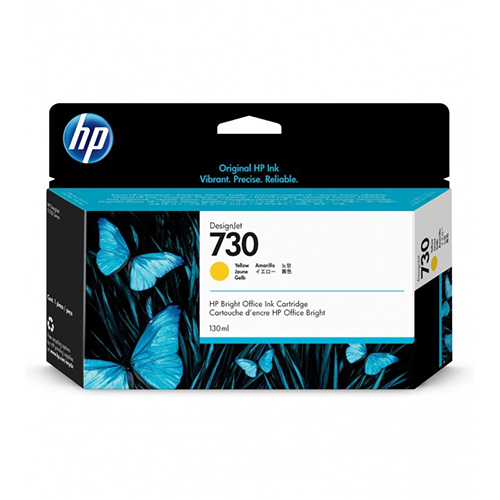 Cartucho hp 730 130 ml yellow