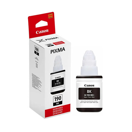 Tinta canon 190 botella black