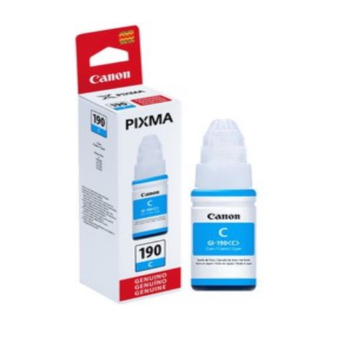 Tinta canon 190 botella cyan