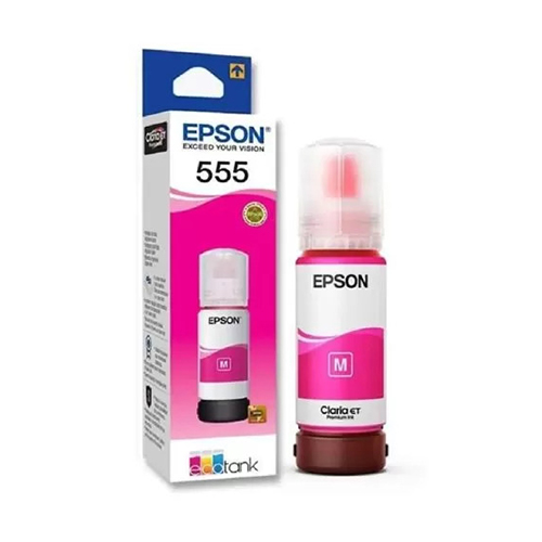 Tinta epson 555 botella 70 ml magenta 