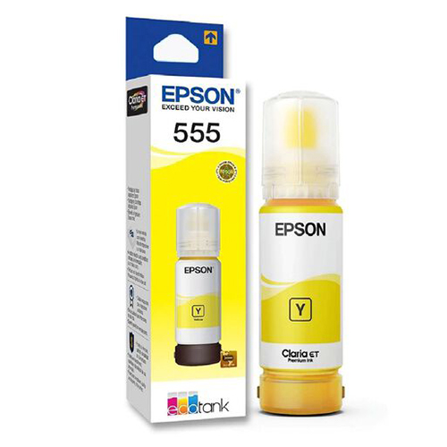 Tinta epson 555 botella 70 ml yellow