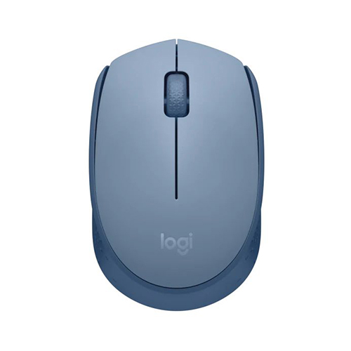 Mouse logitech wireless m170 blue gray