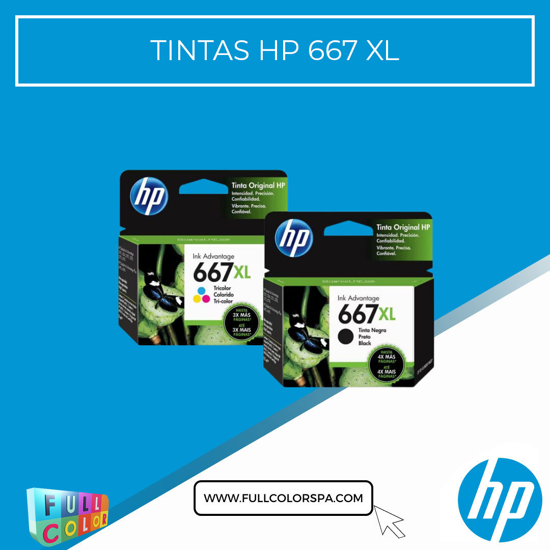 Pack cartuchos hp 667 xl