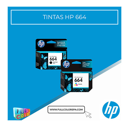 Pack cartuchos hp 664