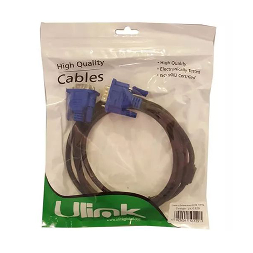 Cable vga macho  - macho 3 mts con filtro