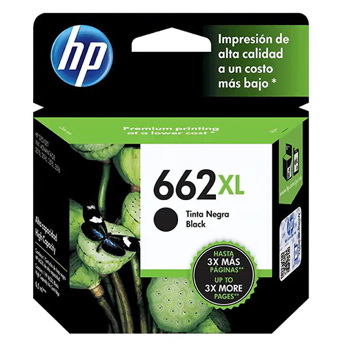 Cartucho hp 662 xl black