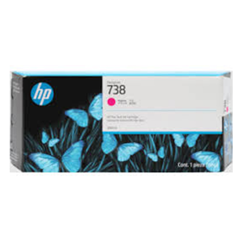 Cartucho hp 738  300 ml magenta