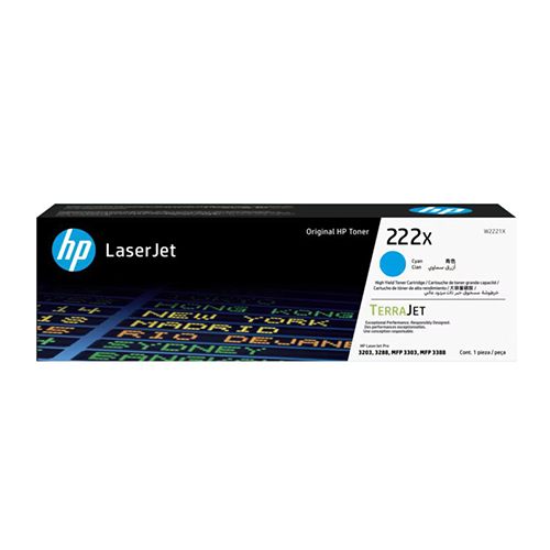 Toner hp 222x cyan