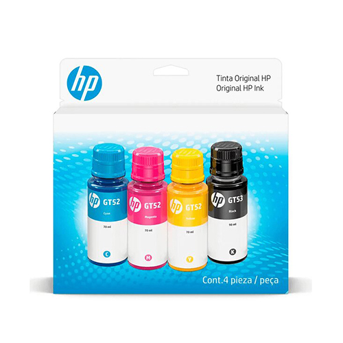 Pack tintas hp gt53/52 