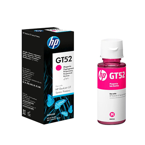 Tinta hp gt52 botella 70 ml magenta