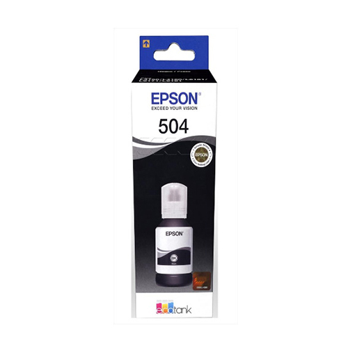 Tinta epson  504 botella 127 ml black